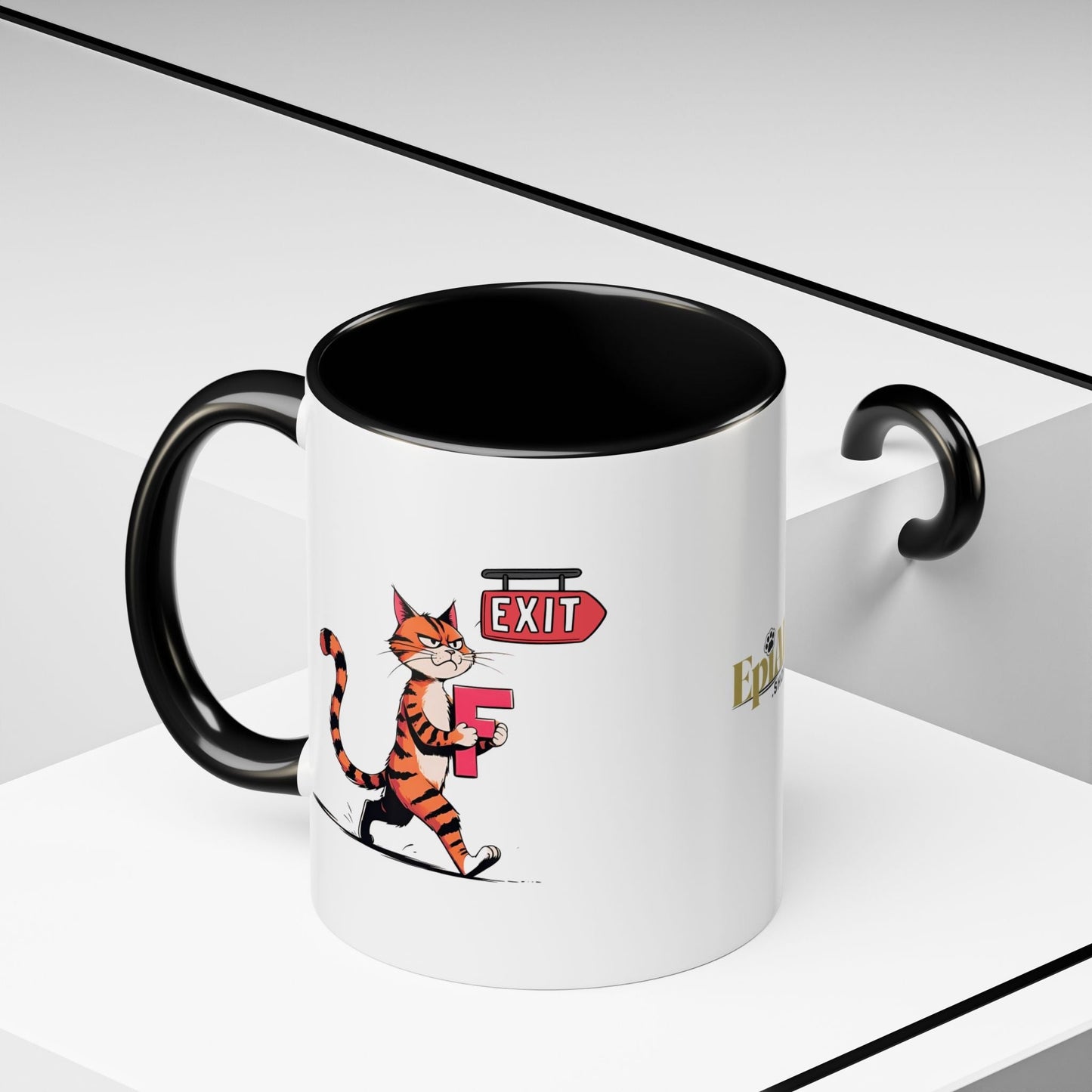 Mug à café Chat Getting the F Outta Here