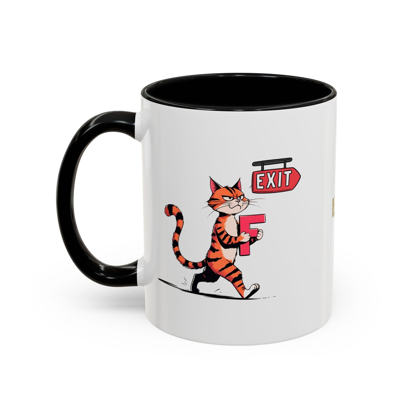Mug à café Chat Getting the F Outta Here