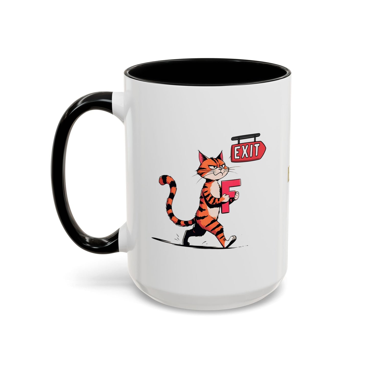 Mug à café Chat Getting the F Outta Here