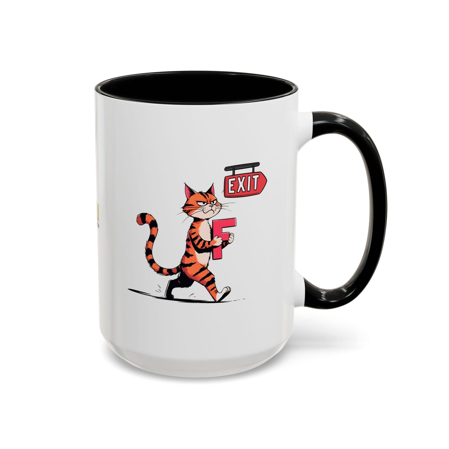 Mug à café Chat Getting the F Outta Here