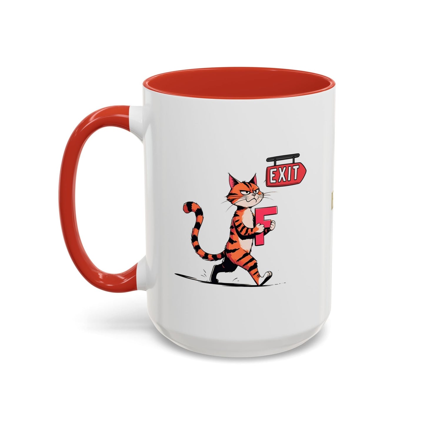 Mug à café Chat Getting the F Outta Here