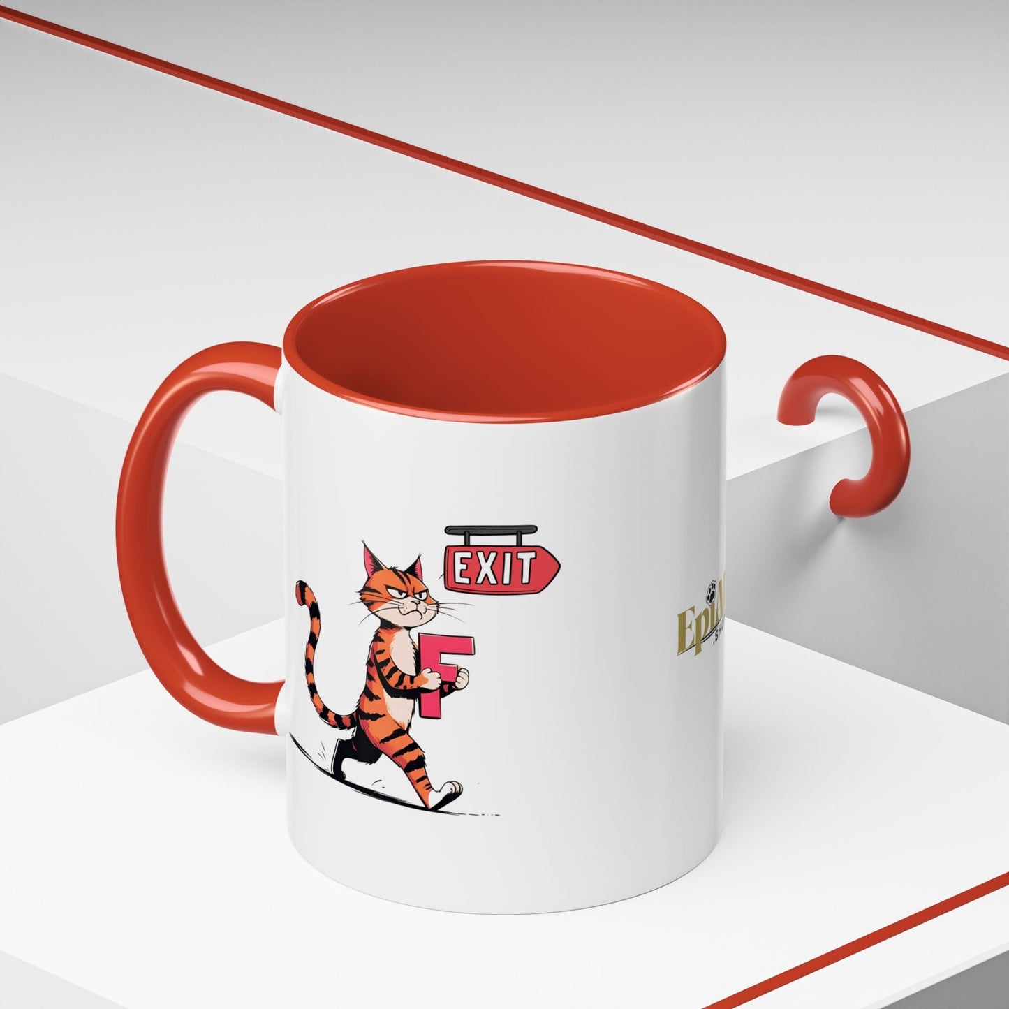 Mug à café Chat Getting the F Outta Here