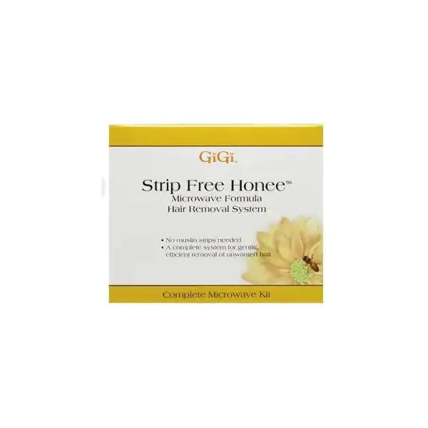 Kit d'épilation Gigi Strip Free Honee Microwave Formula - 35 pièces