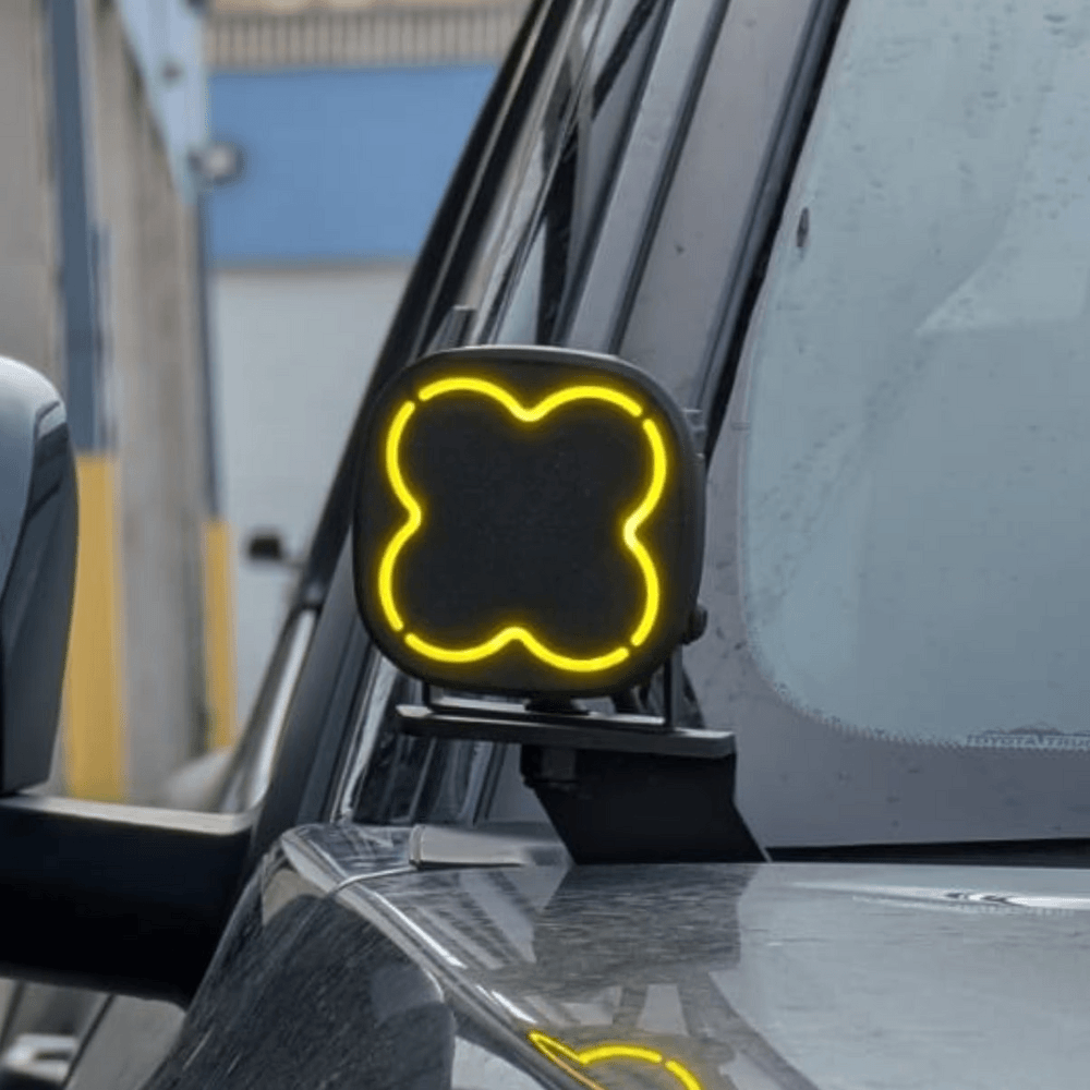 Custom Light-Up (DRL) Covers for Baja Designs Squadron Sport / Pro Pods - Korvel