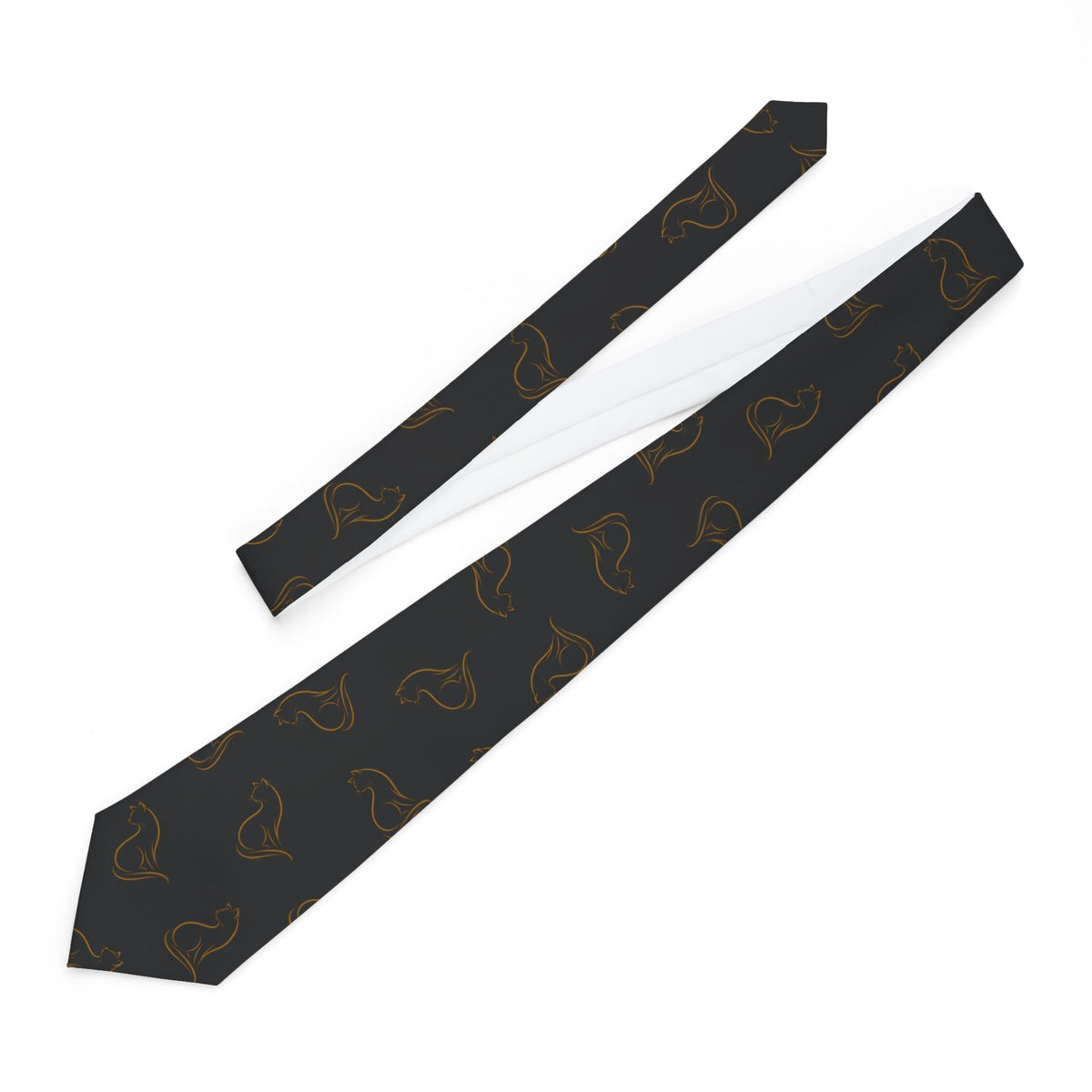 Gilded Cat Energy Slim Necktie