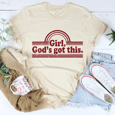 Camiseta Chica Dios tiene esto