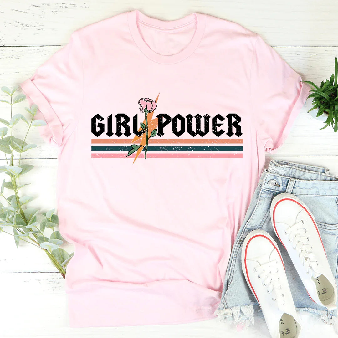 Girl Power Rose Tee - Korvel