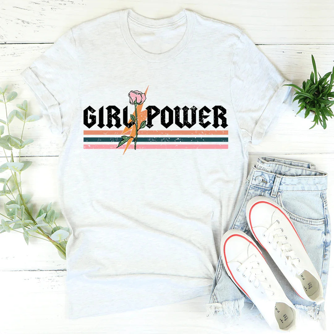 Girl Power Rose Tee - Korvel