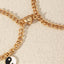 Charming Couple Magnet Bracelets Set in Gold