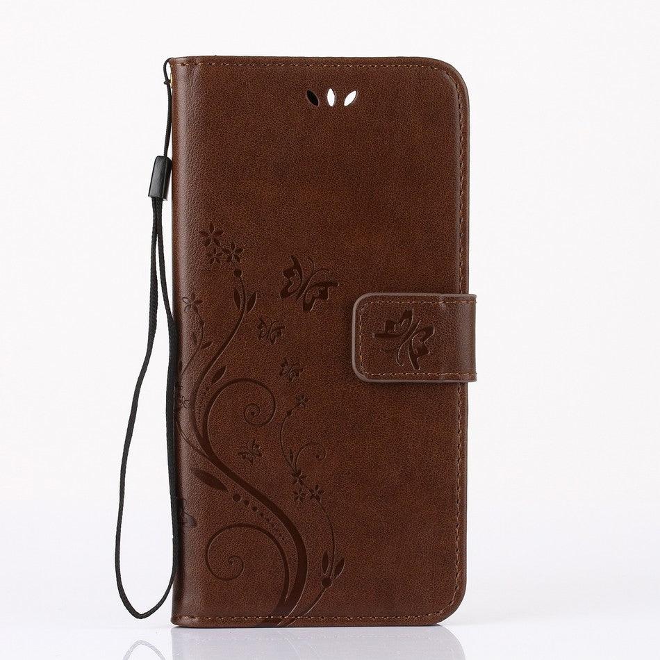Girls Flip Wallet Case for iPhone 13/12 Mini - Stylish PU Leather