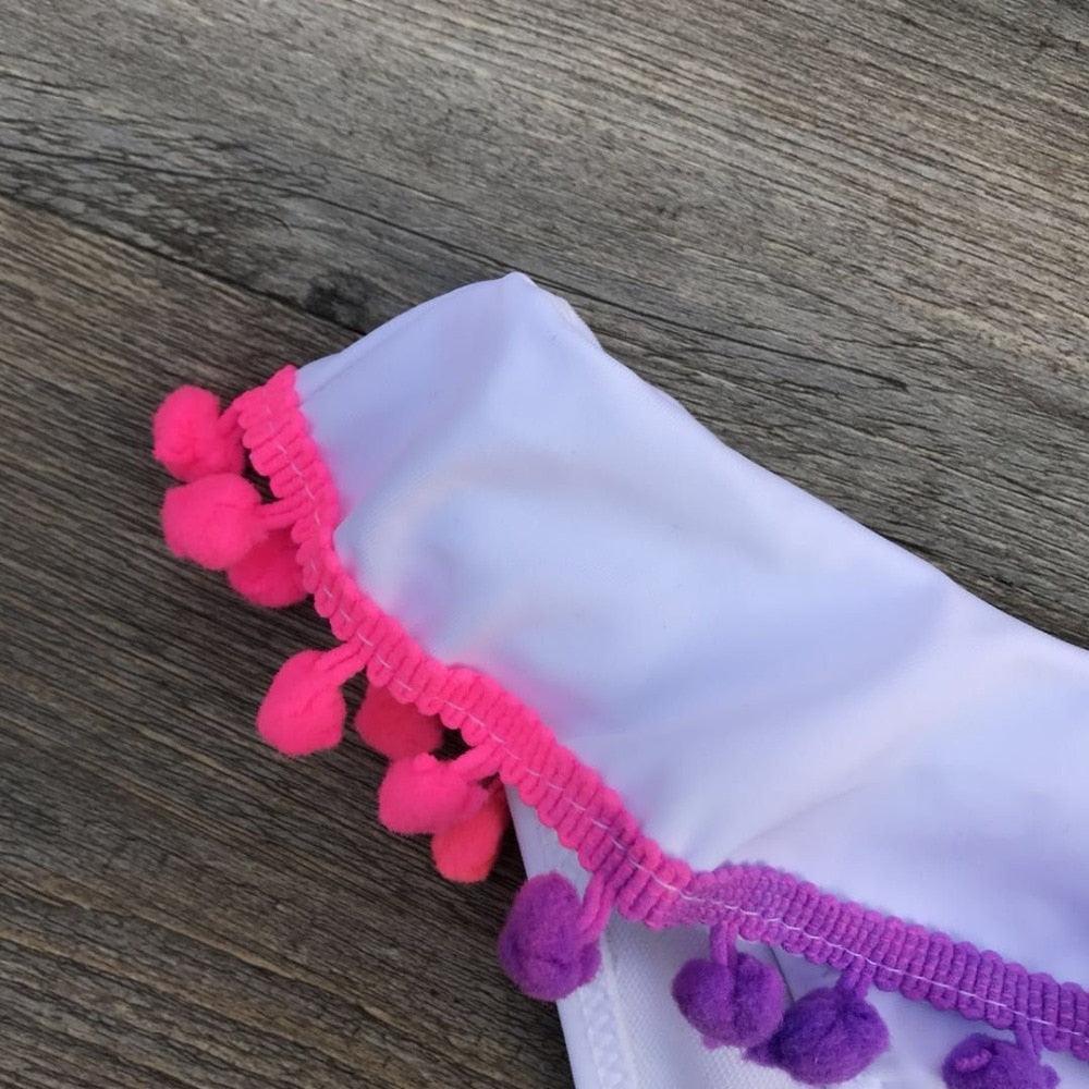 Conjunto de Bikini Clásico para Niñas - Ropa de Baño Premium para Niños Pequeños