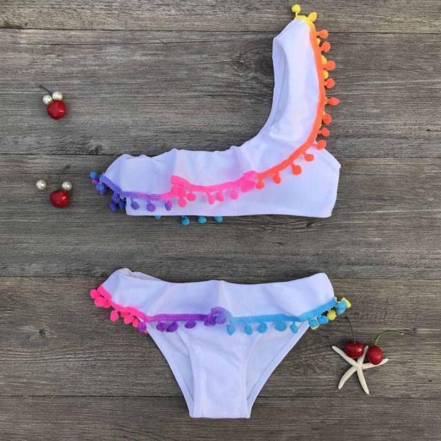 Conjunto de Bikini Clásico para Niñas - Ropa de Baño Premium para Niños Pequeños