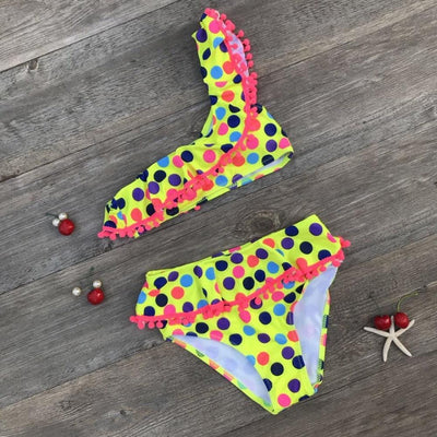 Girls' Classic Bikini Set - Premium Toddler Swimwear