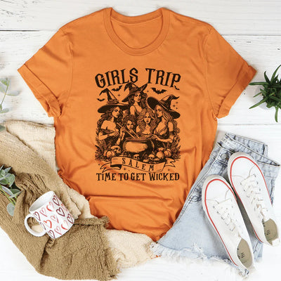 T-shirt Girls Trip Salem Time To Get Wicked