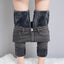 Velvet-Lined Thick Denim Pants for Ultimate Comfort