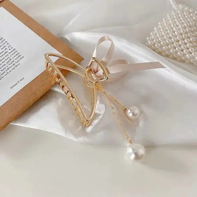 Pinza para el cabello en forma de mariposa elegante para recogidos con estilo