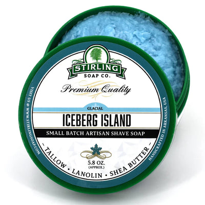 Stirling Soap Co. Savon à raser Iceberg Island - 5,8 oz