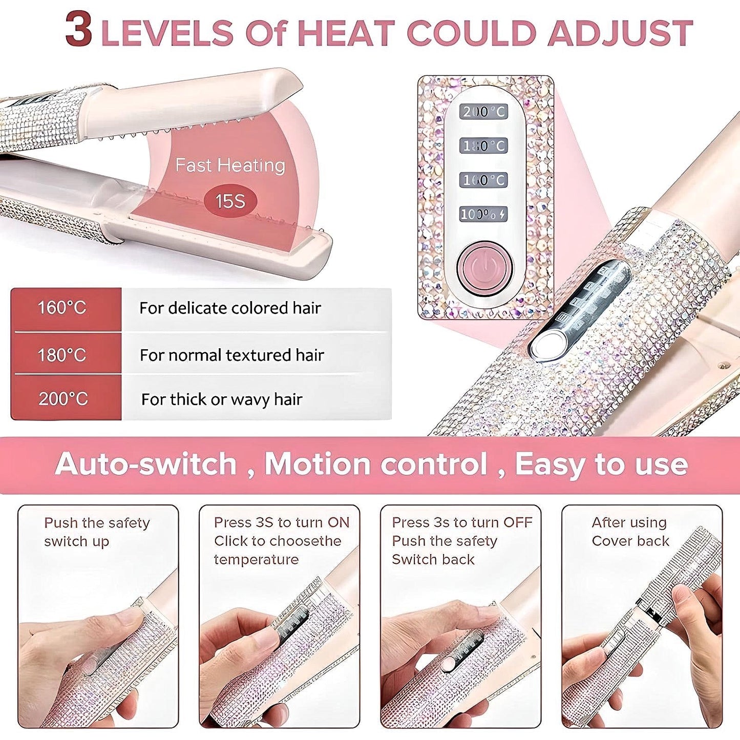 GlamSwirl Cordless Styler - Premium Hair Styling Tool