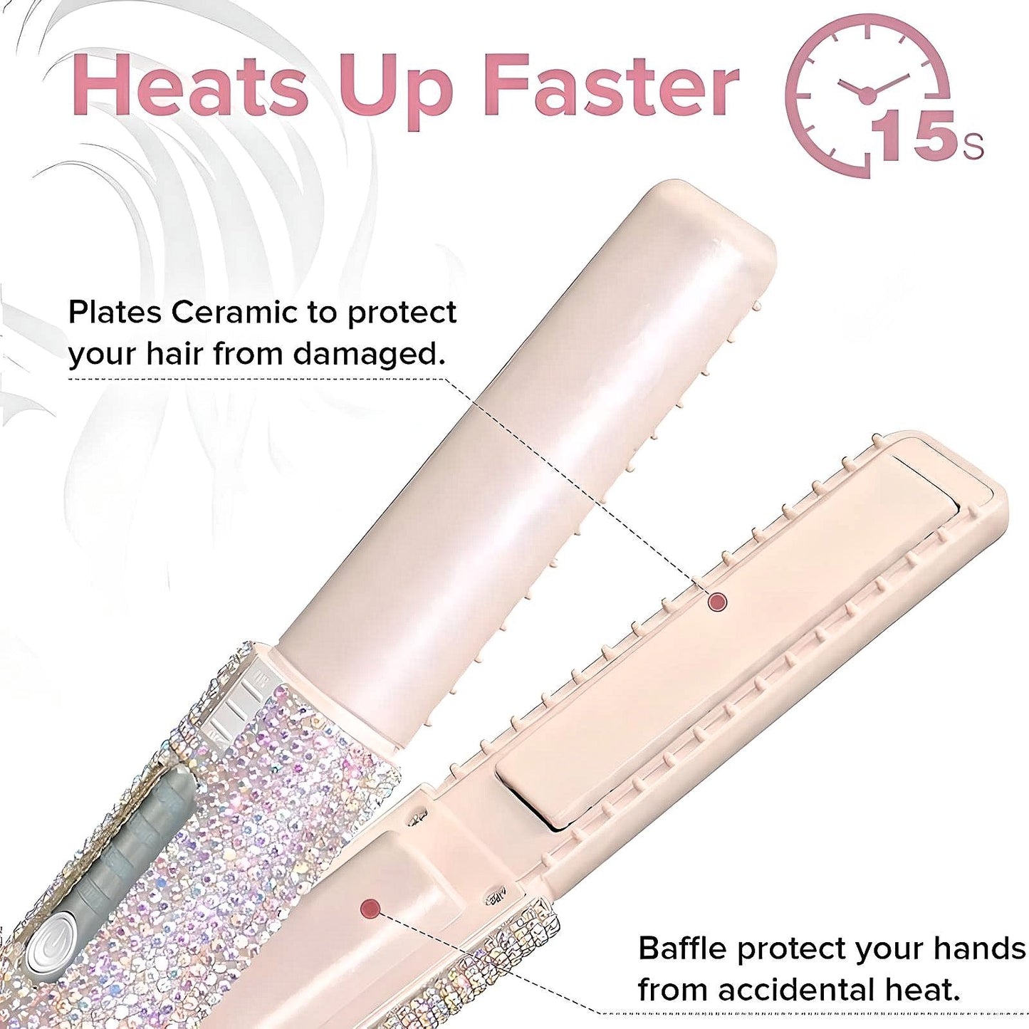 GlamSwirl Cordless Styler - Premium Hair Styling Tool