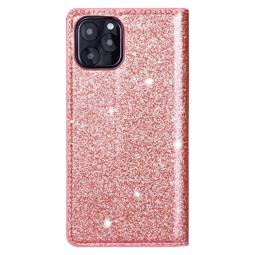 Glitter Leather Magnetic Flip Case for iPhone 14/13/12/11