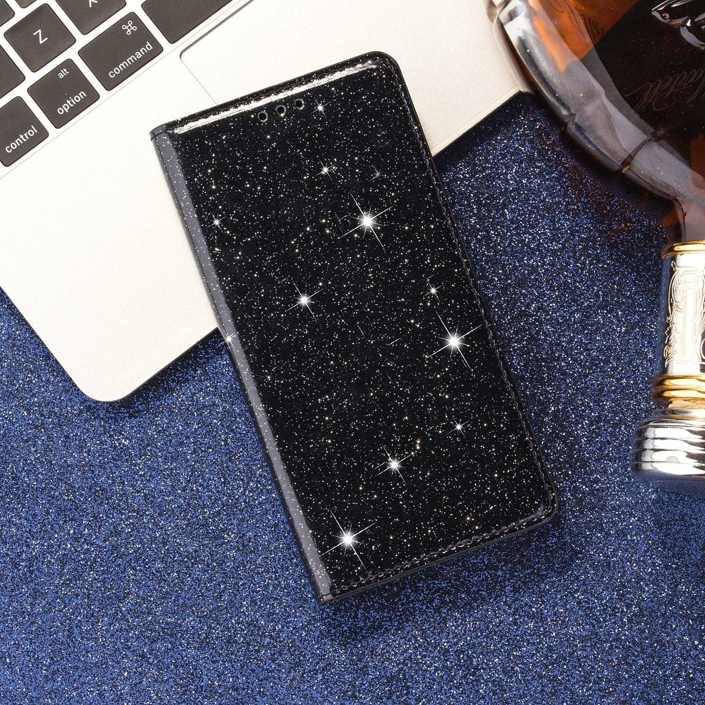 Glitter Leather Magnetic Flip Case for iPhone 14/13/12/11
