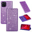 Glitter Leather Magnetic Flip Case for iPhone 14/13/12/11