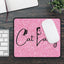Glittery Cat Lady Gaming Mouse Pad for Cat Lovers