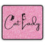Glittery Cat Lady Gaming Mouse Pad for Cat Lovers