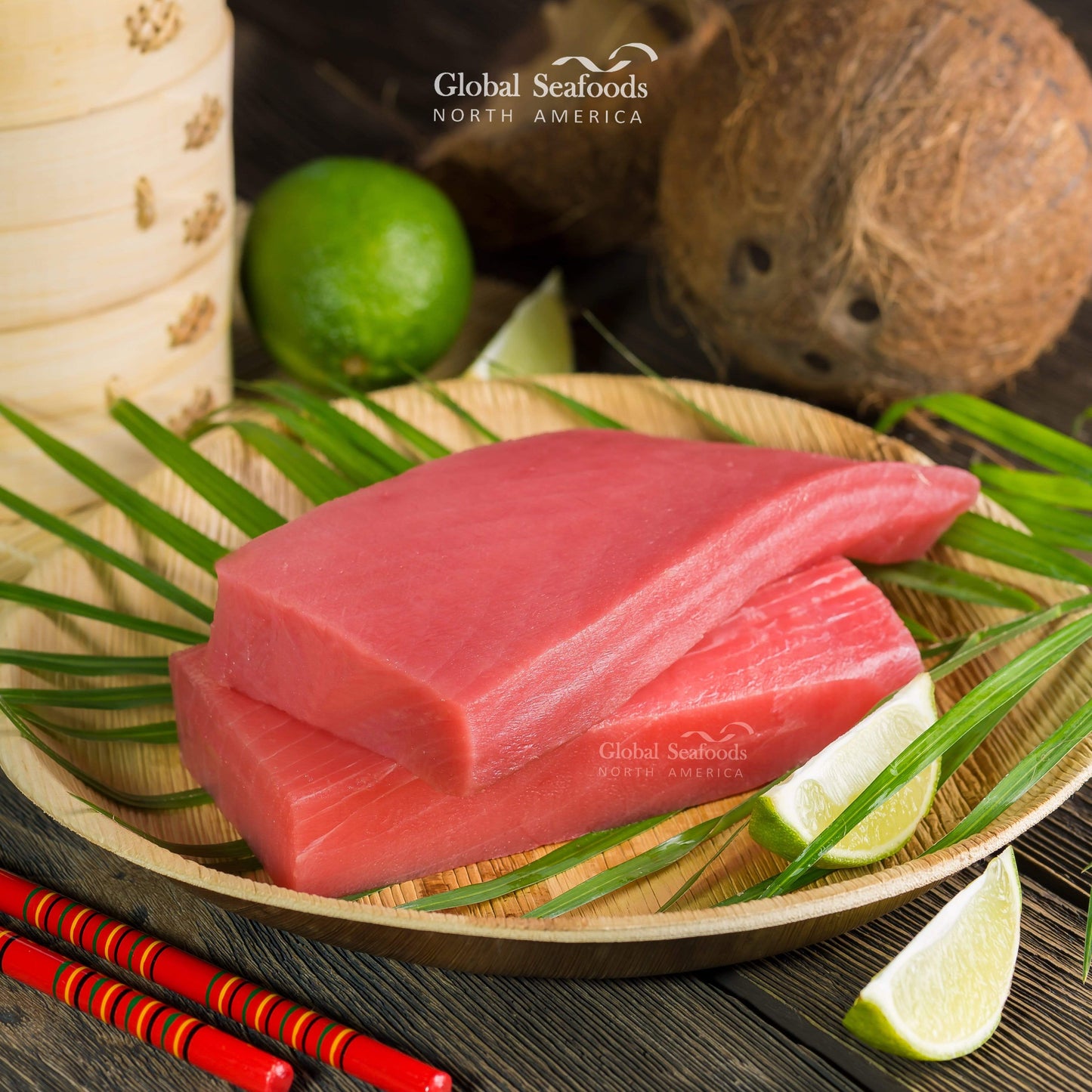 Blocs de thon Saku Yellowfin – Fruits de mer de qualité supérieure par Global Seafoods