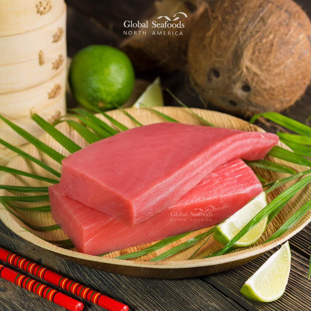 Yellowfin Saku Tuna Blocks – Premium Seafood by Global Seafoods