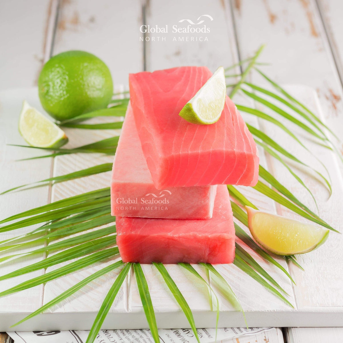 Yellowfin Saku Tuna Blocks – Premium Seafood by Global Seafoods