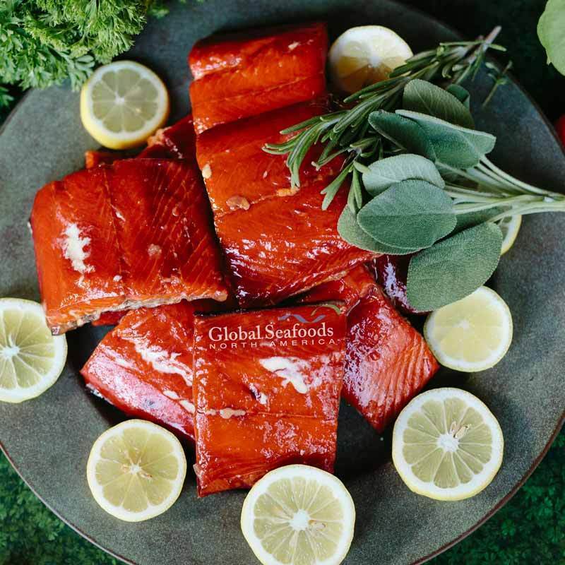 Saumon Sockeye Fumé à Chaud - Pêché à l'état sauvage et issu de sources durables