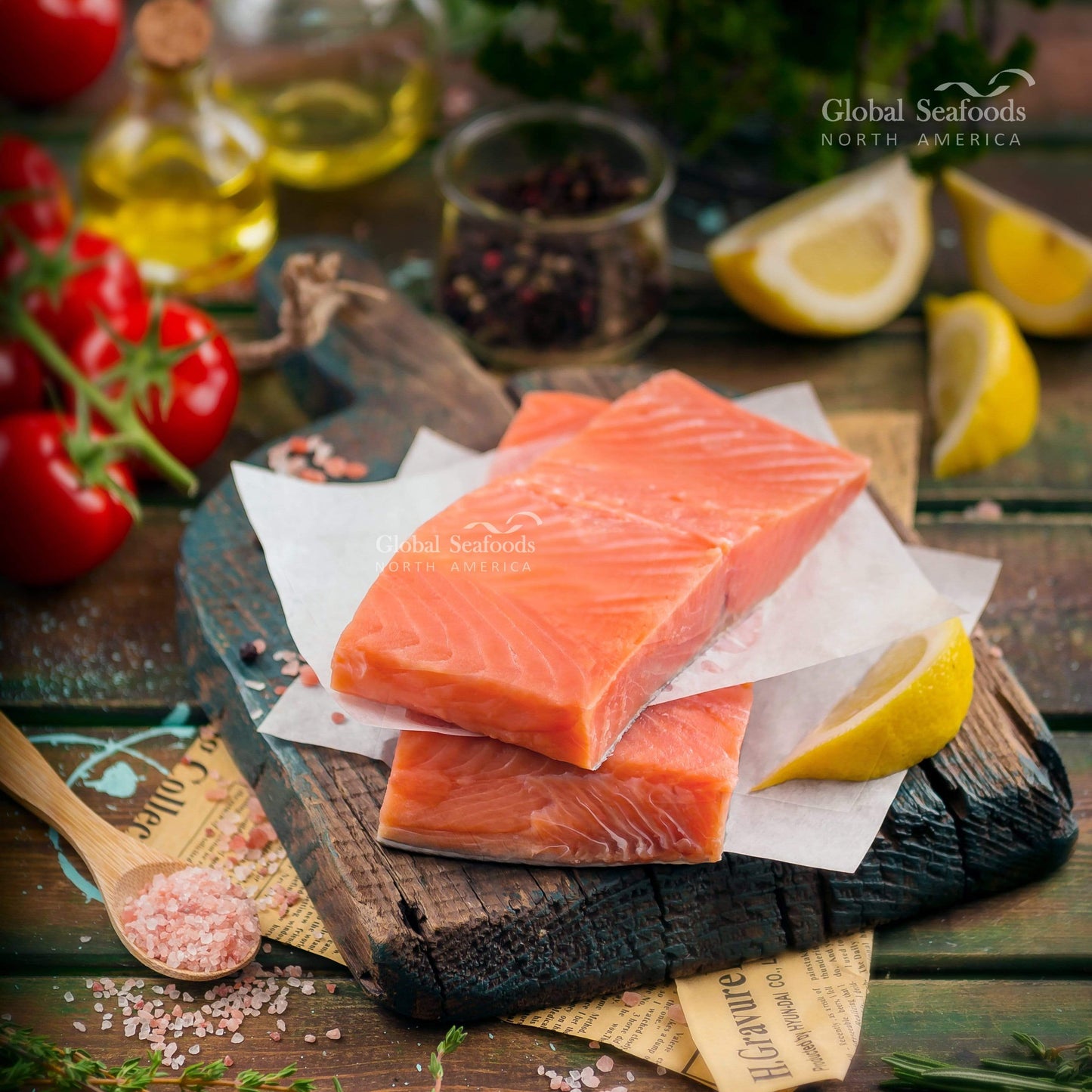 Porciones de Filete de Salmón Coho Premium - Fresco