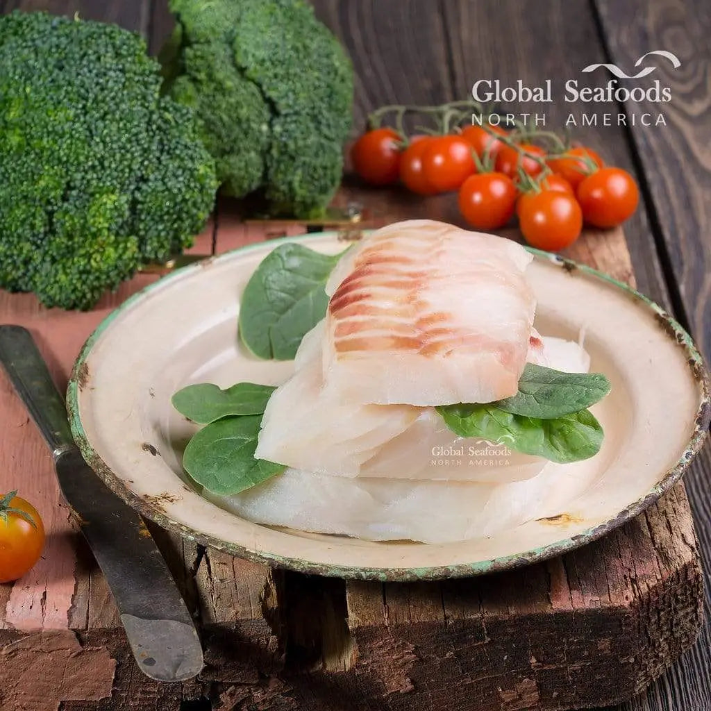 Filets de morue du Pacifique pêchés à la main - Poisson blanc frais et floconneux