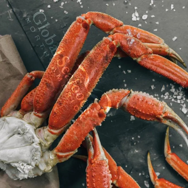 Clusters de crabe des neiges et de crabe Bairdi de qualité supérieure