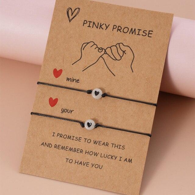 Ensemble de Bracelets Lumineux d'Amitié pour Couples et Amis