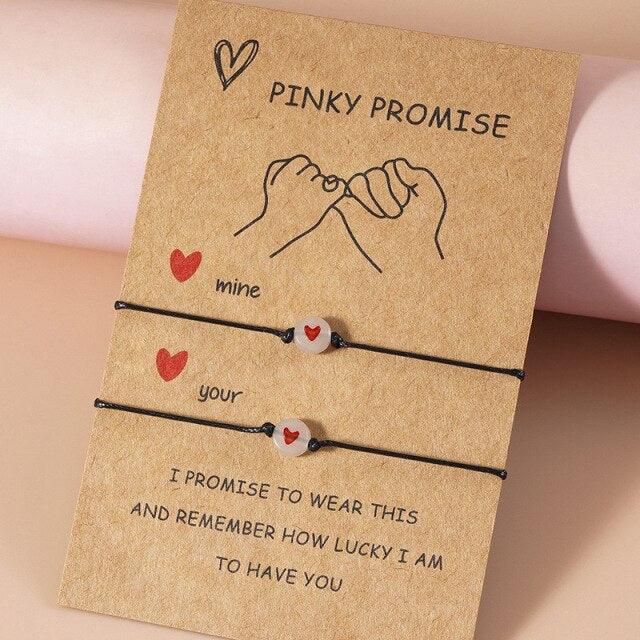 Ensemble de Bracelets Lumineux d'Amitié pour Couples et Amis