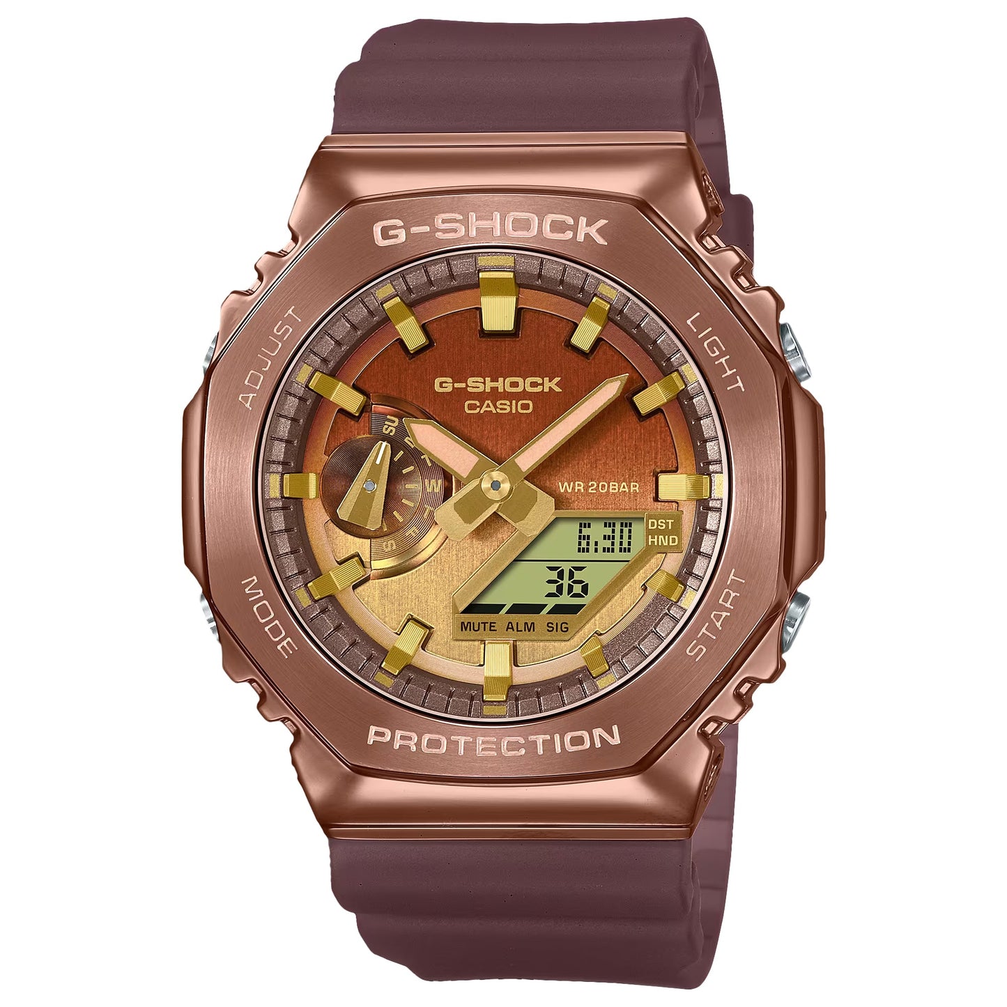 Montre Casio G-Shock pour homme - Cadran multicolore