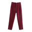 Pantalons Droits Chic pour Femme de Bureau