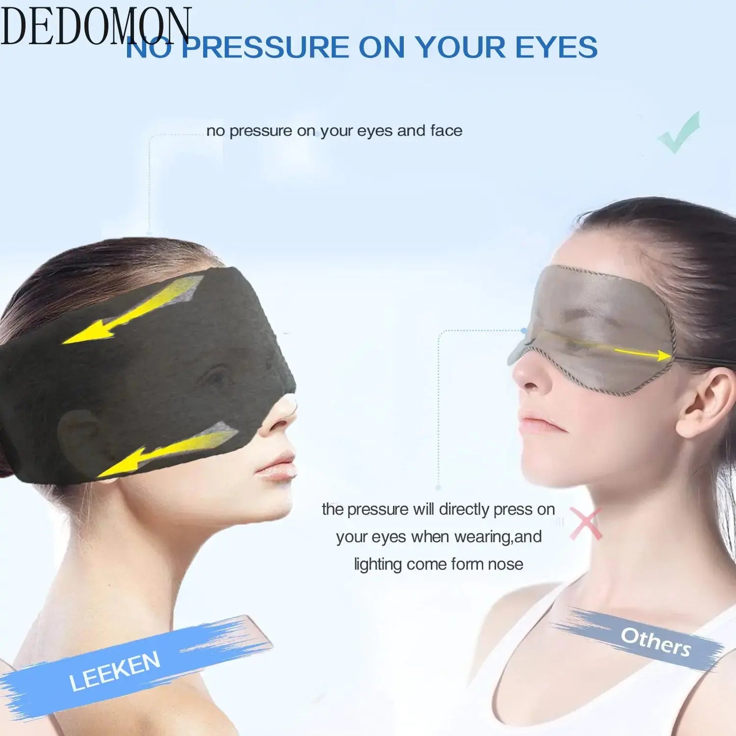 Masque de sommeil premium pour un confort ultime