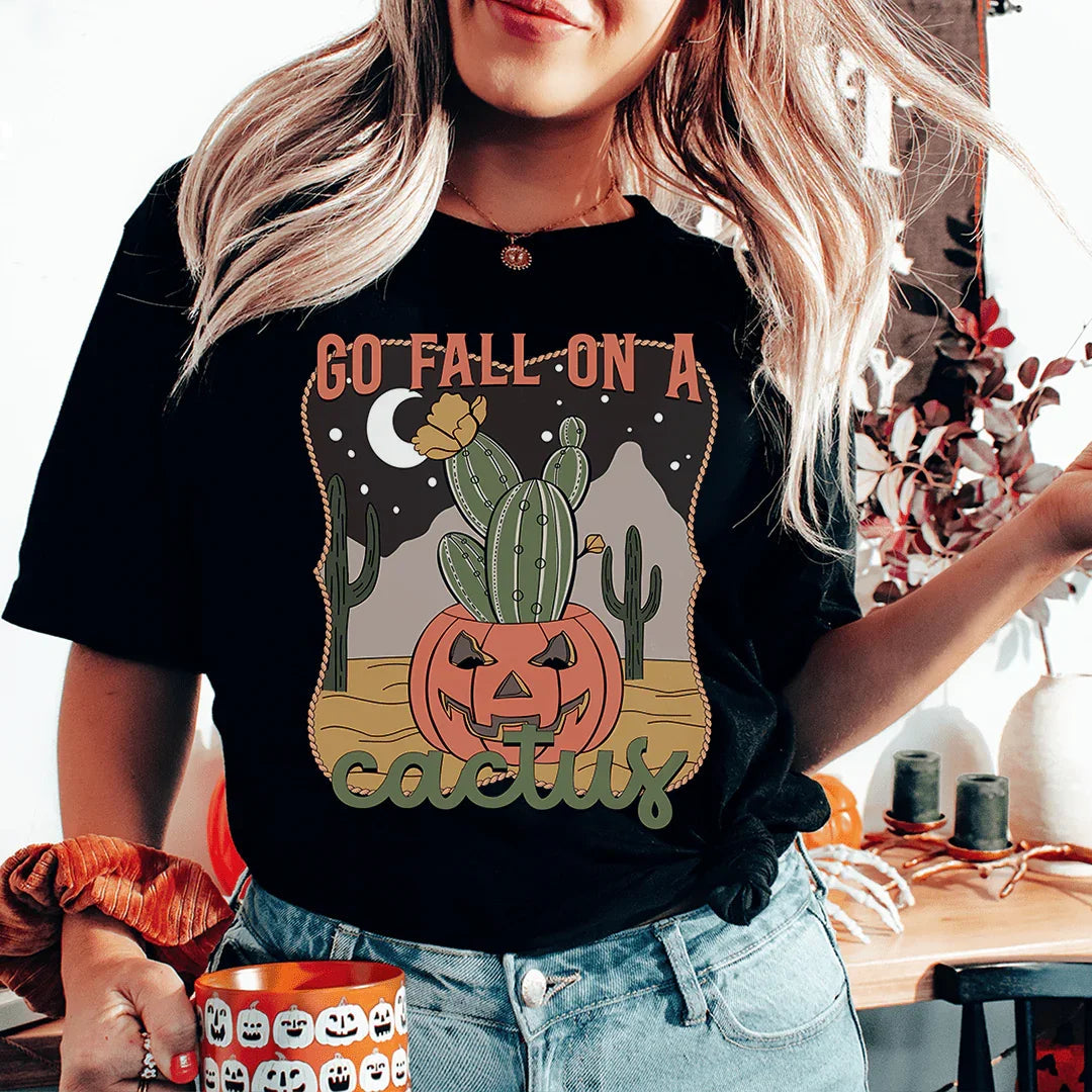Camiseta Go Fall On A Cactus