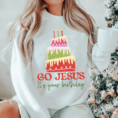 Go Jesus It's Your Birthday Sweatshirt - Korvel