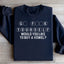 Sweatshirt Allez Vous-Même