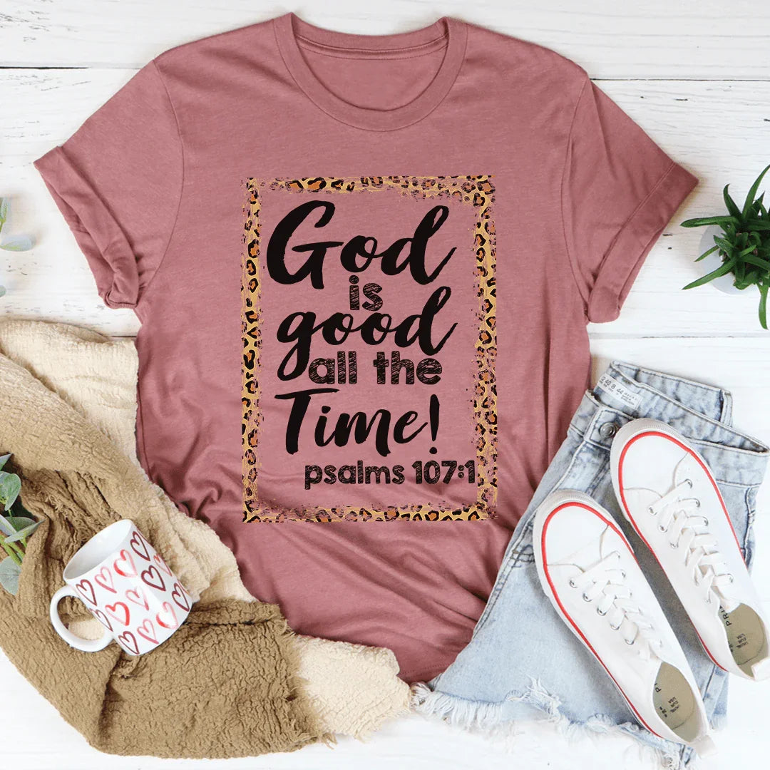 Camiseta Dios es bueno todo el tiempo