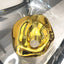 Golden Acrylic Clutch Bag - Luxury Evening Handbag