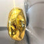 Golden Acrylic Clutch Bag - Luxury Evening Handbag