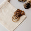 14k Gold Filled Beaded Stretch Ring - Stackable Elegance
