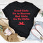 Camiseta Las chicas buenas van al cielo Las chicas malas van a Chilis