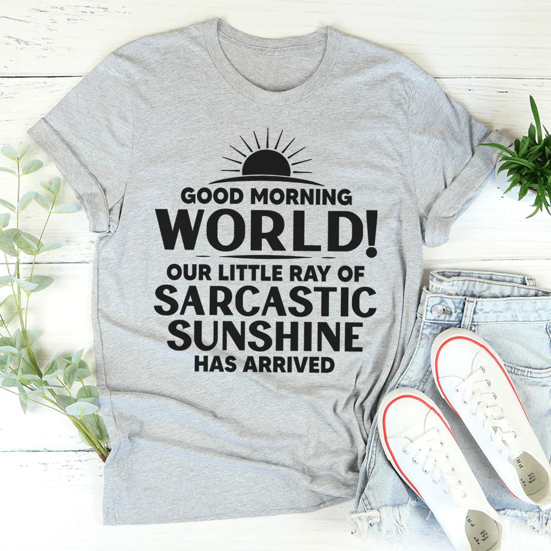 Good Morning World Tee - Korvel