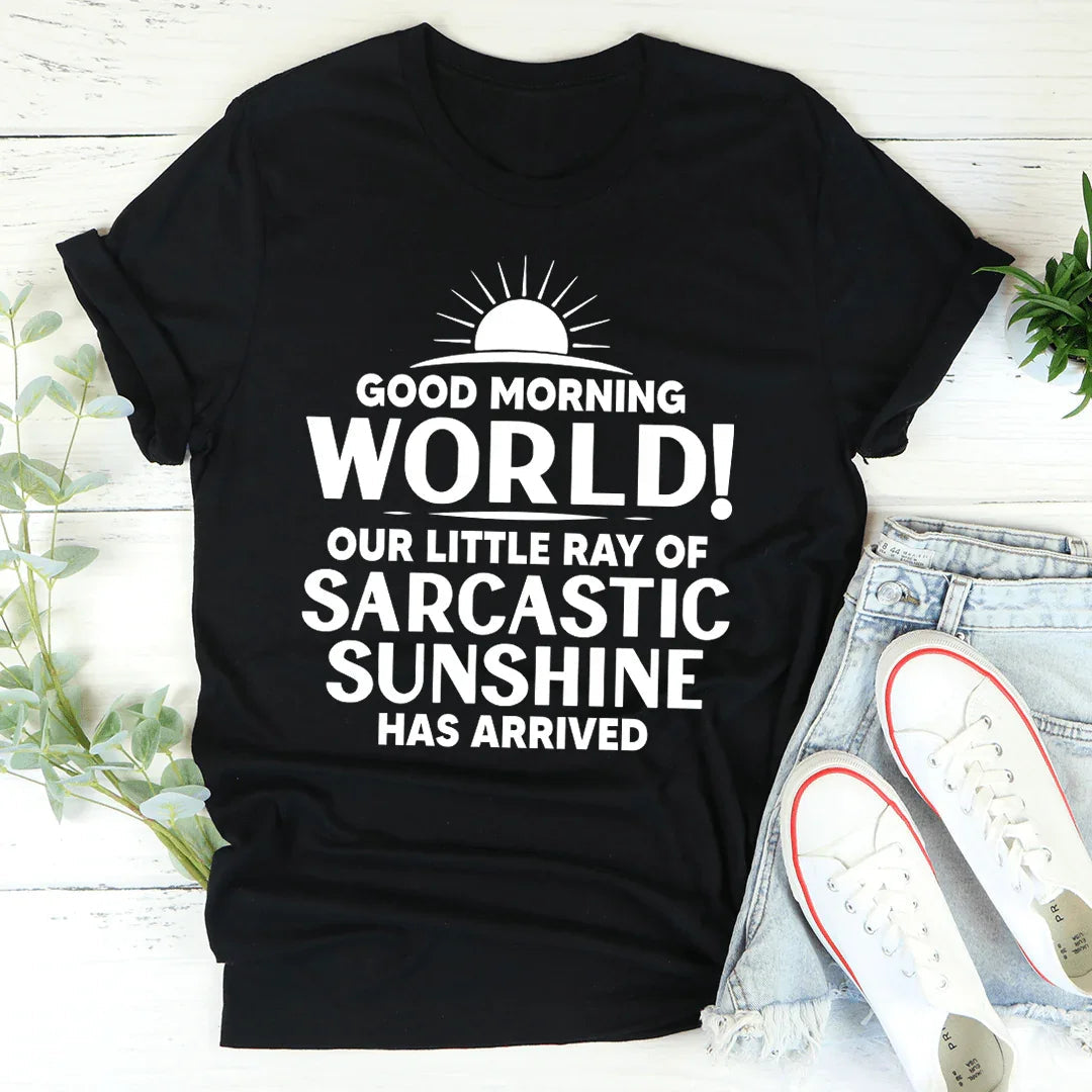 Good Morning World Tee - Korvel